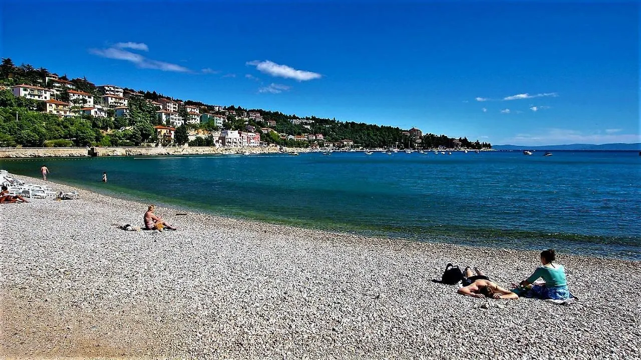 Villamar Beachfront Apartments With Free Private Parking Rabac Croatia